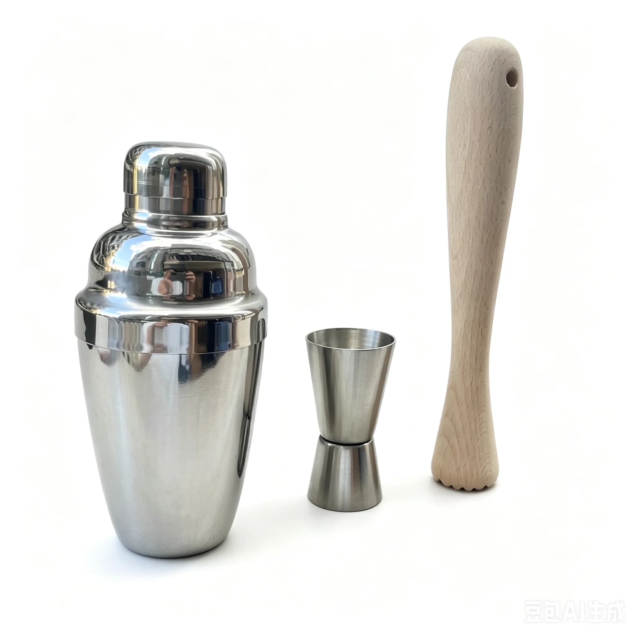 4/5pcs Professional Boston Cocktail Shaker Set Cocktail Mixer Martini Cocktail Shaker Bar Set Stainless Steel Bartender Wine Cup