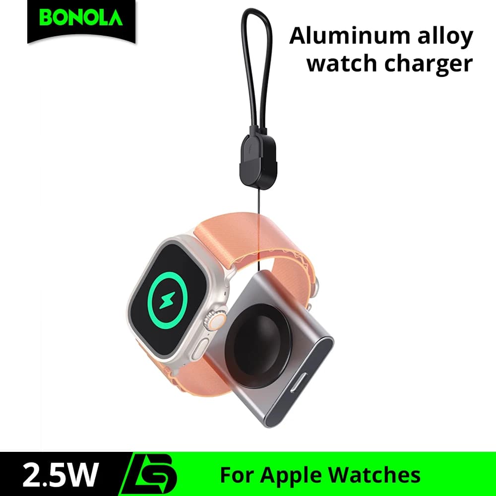 Bonola Caricabatterie wireless per orologio magnetico per Apple Watch 11/Ultra/10/9/8/7/6 Cavo di ricarica rapida tipo C per iWatch 5/4/3