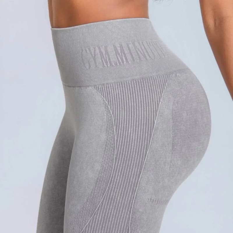 Womens High Waist Moisture Wicking Leggings Wear Resistant Fabric For Gym Jogging Outdoor Walking Daily Casual Match