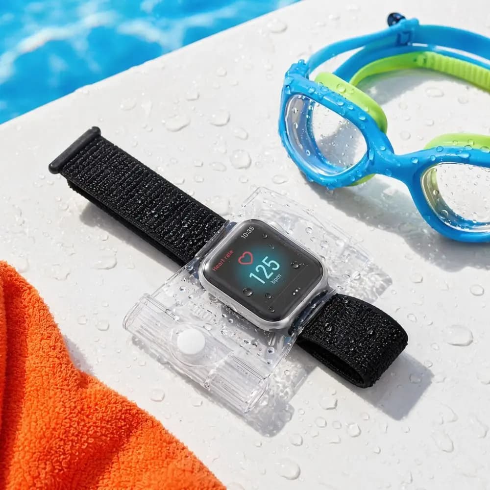 IPX8 Waterproof Smartwatch Waterproof Protective Pouch Sealed Touchscreen Compatible Underwater Watch Cover