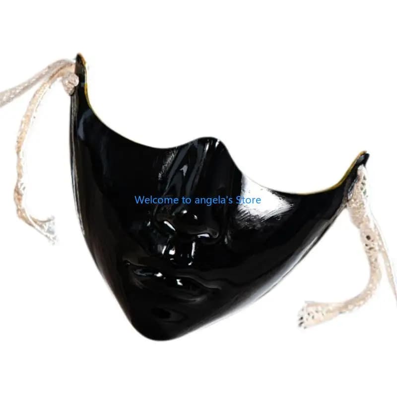 X4YC Mask Face Mask Covers Halloween Eyes Covers Mouth Decoration Women's Mask Costume Men