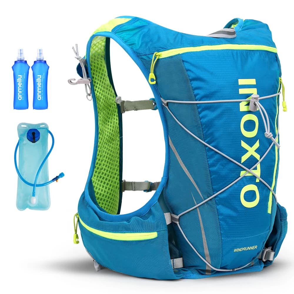 Outdoor hydrating vest Outdoor hydrating backpack 8 liters cycling moisturizing backpack Hiking bike backpack for marathon with 500 ml water bottle
