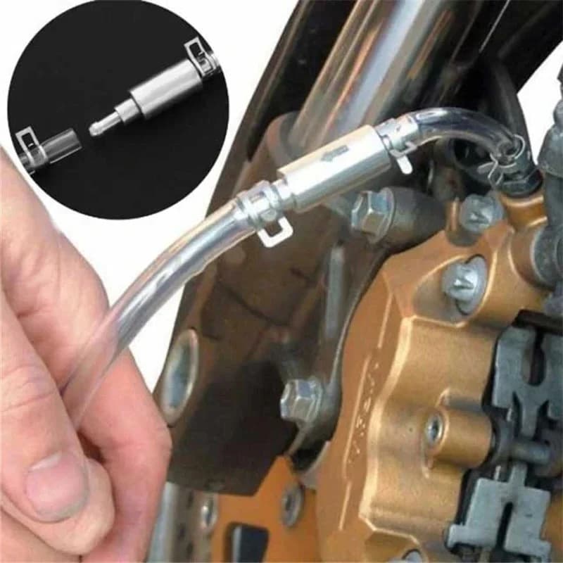 Special Drainage and Brake Hose Kit - Hydraulic Unidirectional Valve Pipe Drainage Tool with Replacement Adapter