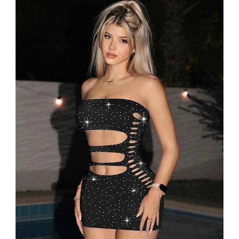 1 Pezzo Copricostume da Spiaggia Sexy in Rete per Donne, Abito Aderente Traforato Trasparente, Costume da Bagno Estivo