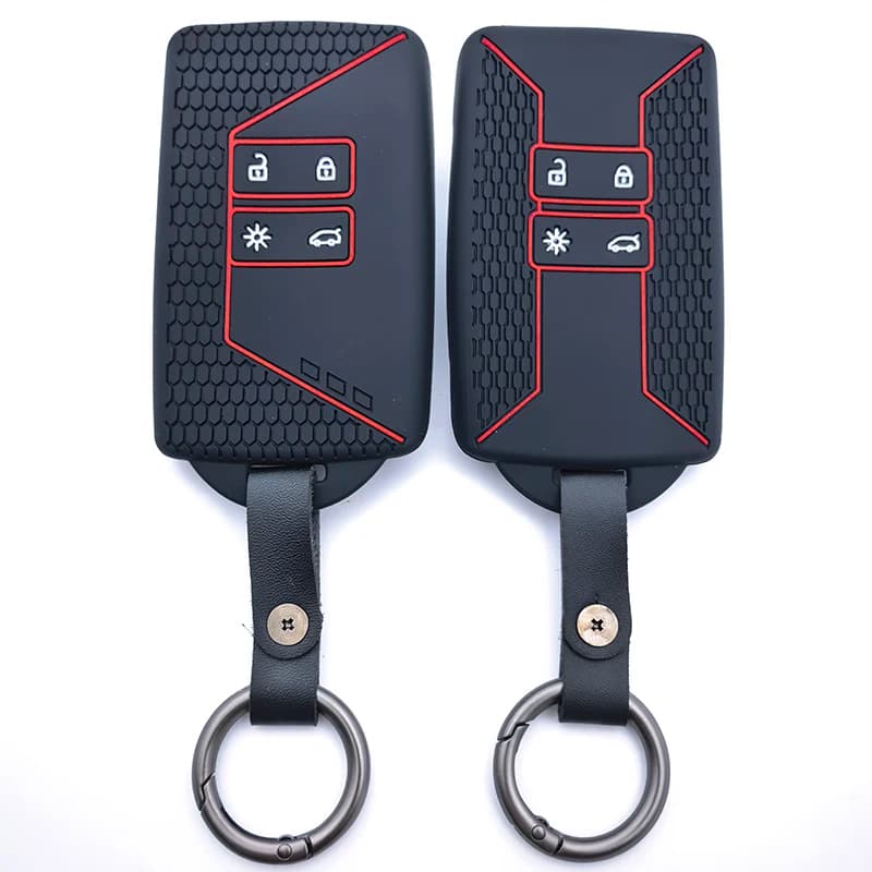 Nuovo Silicone Chiave Dell'automobile Della Copertura Della Cassa di Controllo Remoto Fob per Renault Captur Koleos Kadjar Arkana Megane Dacia Duster Sandero Stepway