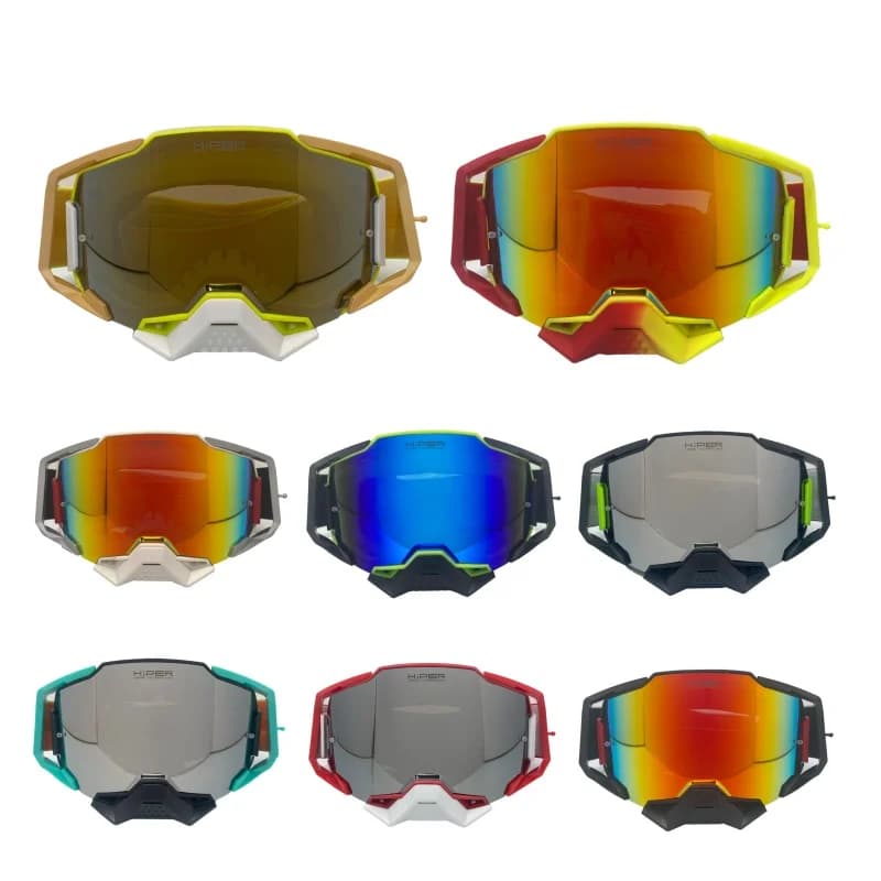 Wide View Sports Goggles Shock‑Resistant Protective Eyewear for Desert Riding Ski Mountain Sports