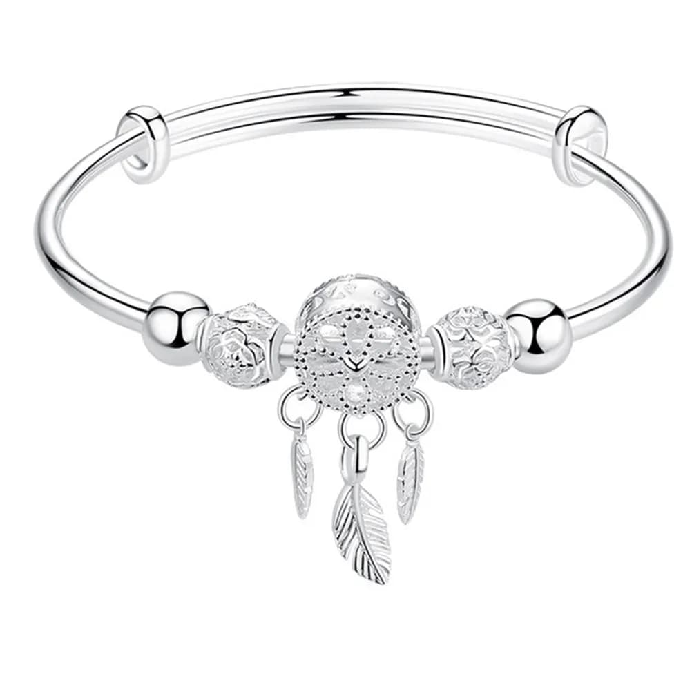 Adjustable Wire Bracelet Expandable Bulk Bangle Dream Catcher Charm Blessing Punk Bangle Adjustable Wire Bracelet