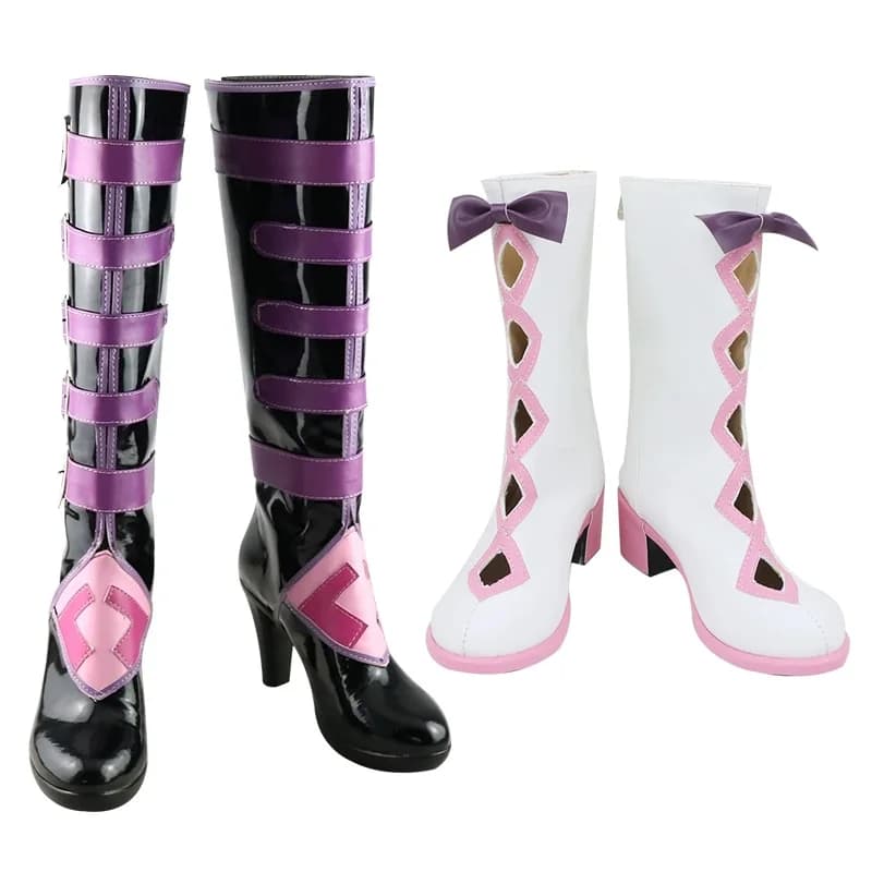 Strega Anime Nene Ayachi Shiiba Tsumugi Scarpe Cosplay Stivali realizzati su misura
