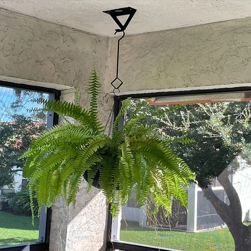 ABFI Extension Steel S Hooks Large and Resistant Plant Hooks For Hanging Plants For Home Decoration Vetrina Clothes Window Plants