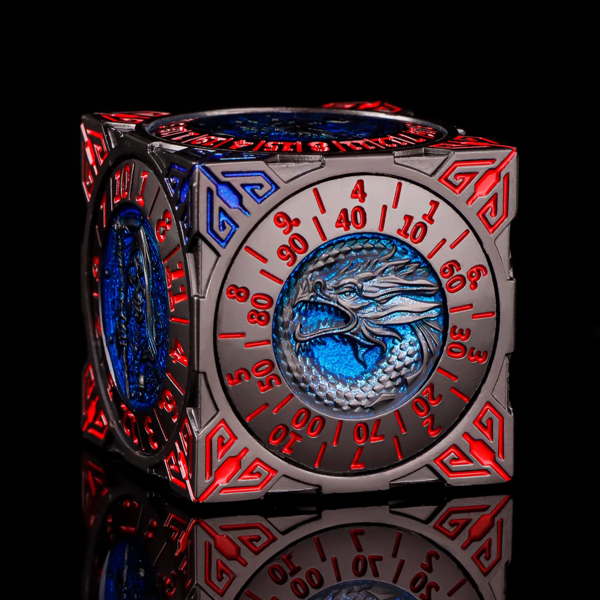 Set di Dadi D6 con Spinner da Dito, Giroscopio da Dito, Dadi Bussola Roulette per Dungeons And Dragons D&D, Accessori da Gioco