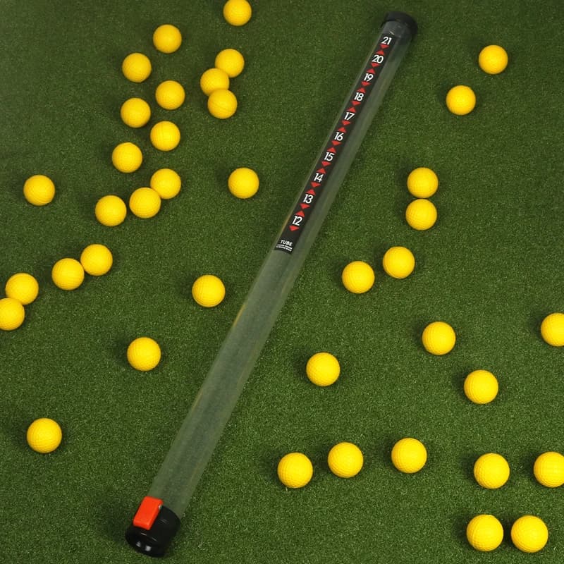 Come vero nuovo mulino per palline da golf superiore in plastica trasparente senza piegarsi nel raccoglitore di palline da golf Accessori da golf Palla a doppio strato