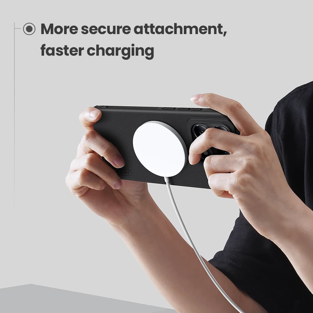 Per Xiaomi Mi 14T Pro 5G Custodia magnetica Nillkin Super Frosted Shield Protezione cover posteriore rigida ultrasottile Magsafe