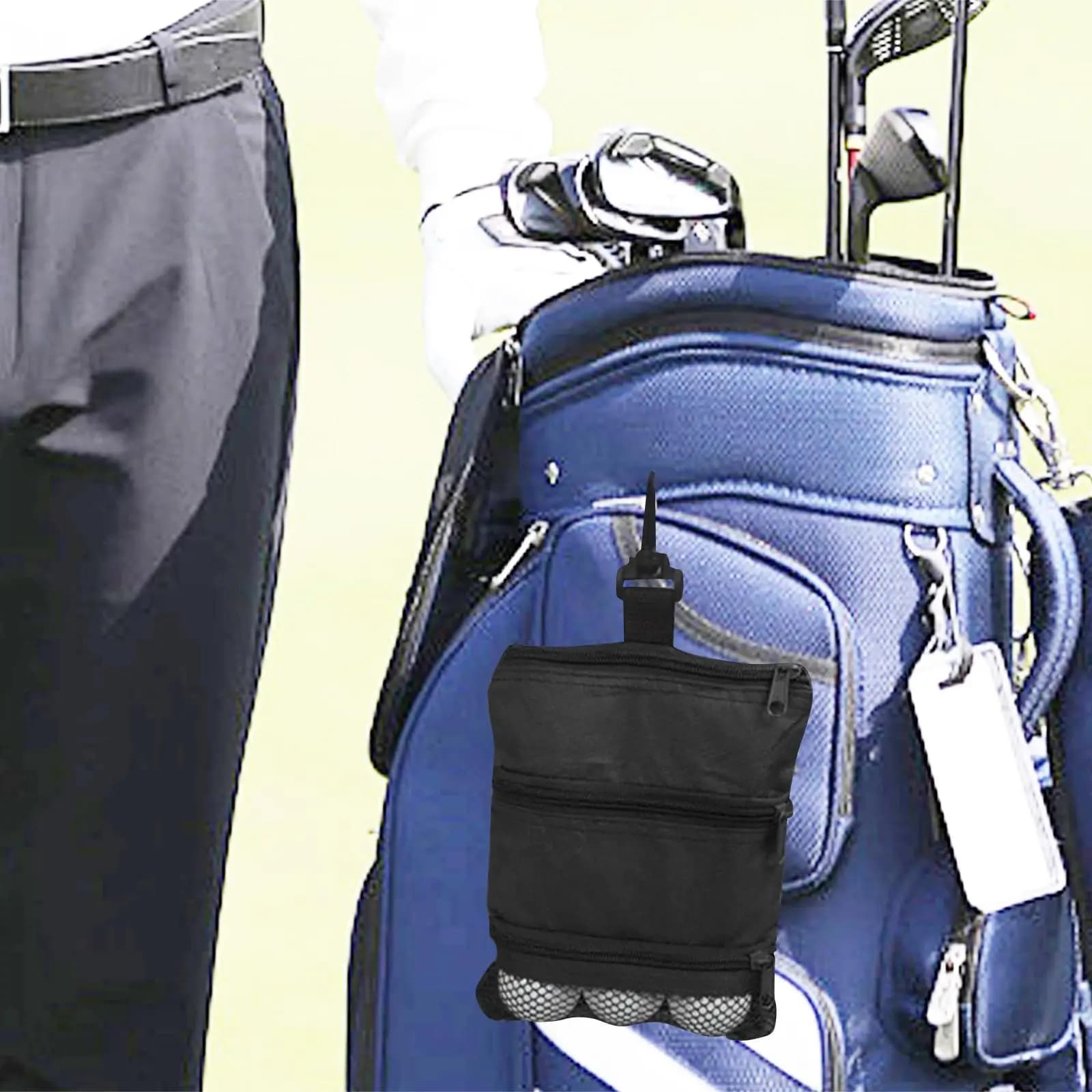 Borsa da golf portatile, regalo per golfisti professionisti, borsa portaoggetti multiuso