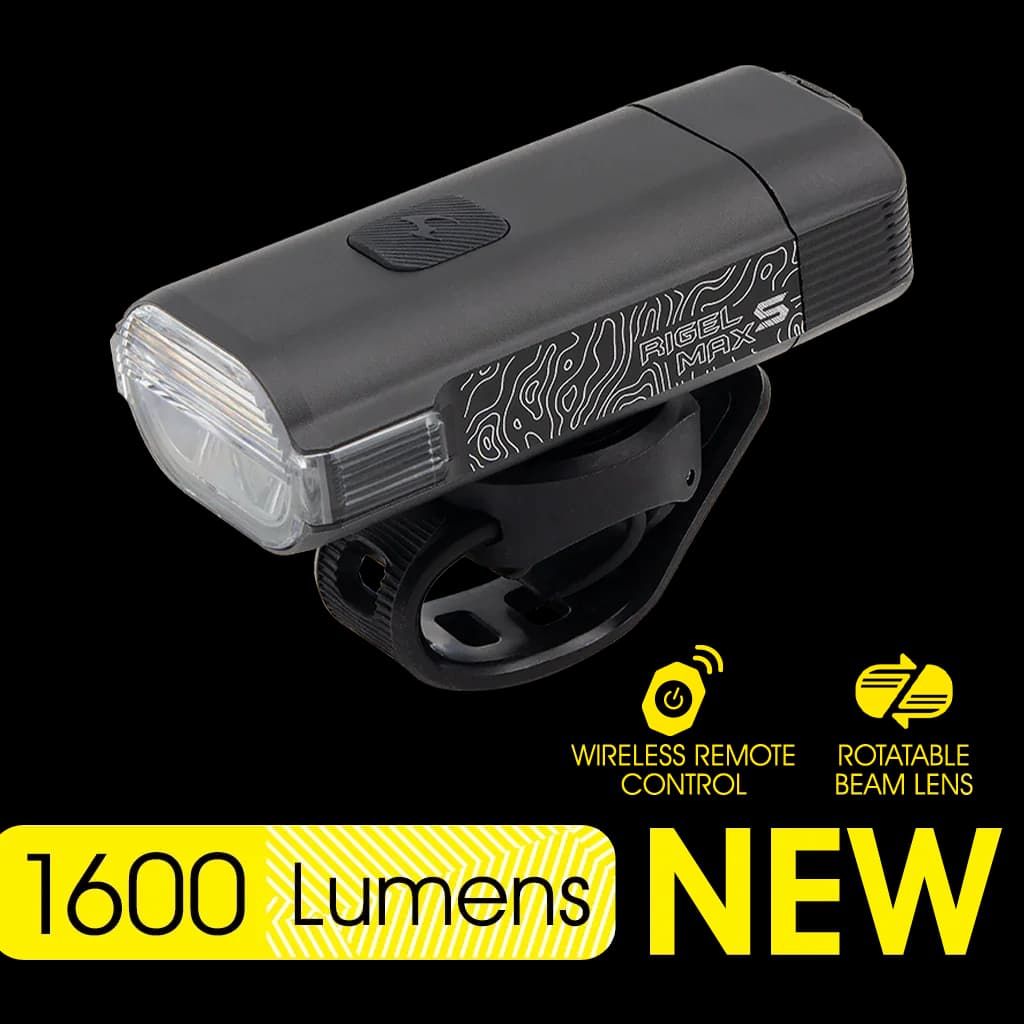 Luce Anteriore per Bicicletta Moonsport Rigel Max-s 1600lm con Sensore, Controllo Wireless, Antiabbagliamento, Ricaricabile USB-C, LED IPX7