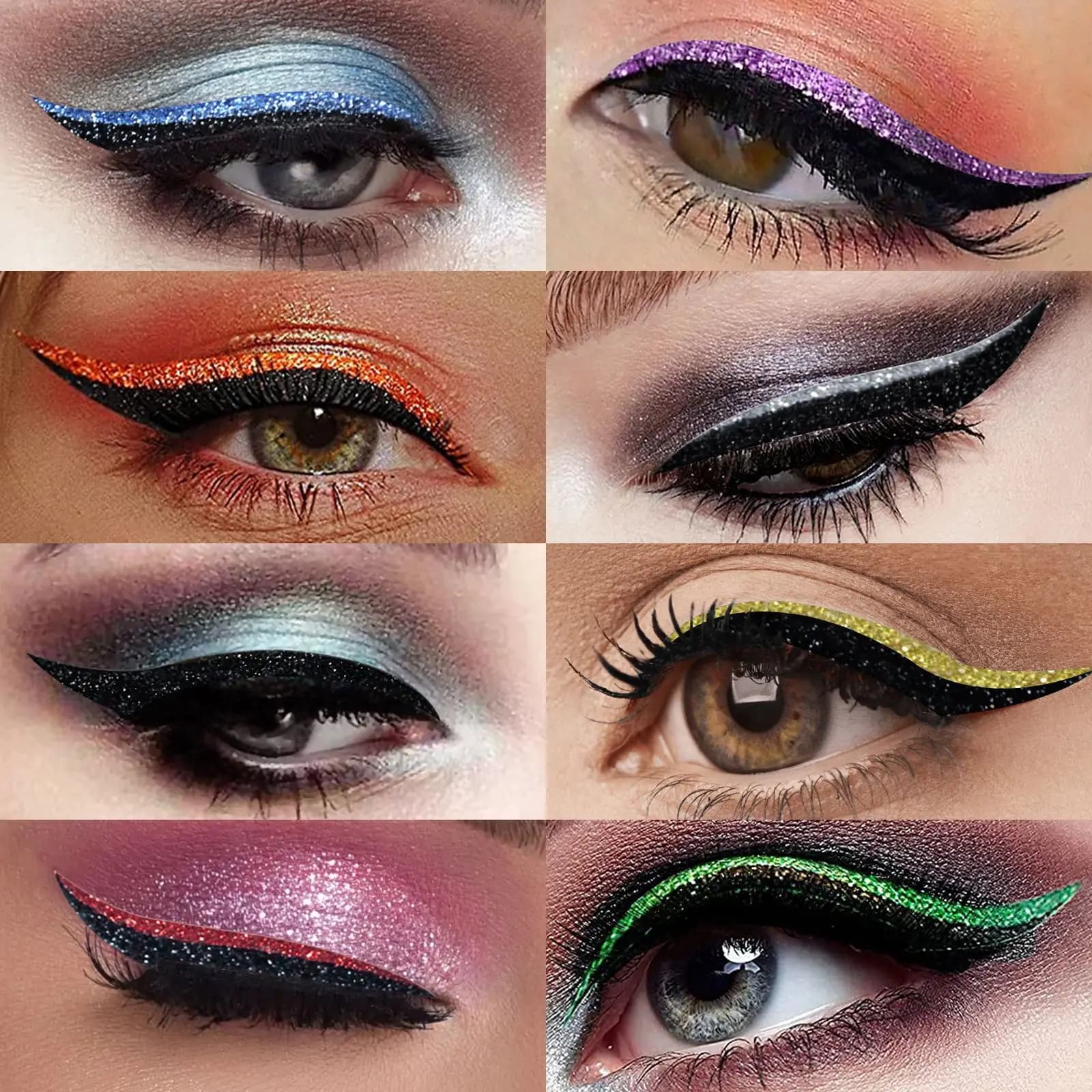 Ombretto West&Month Trucco scenico Trucco occhi Eyeliner europeo e americano Trucco occhi autoadesivo con doppia palpebra