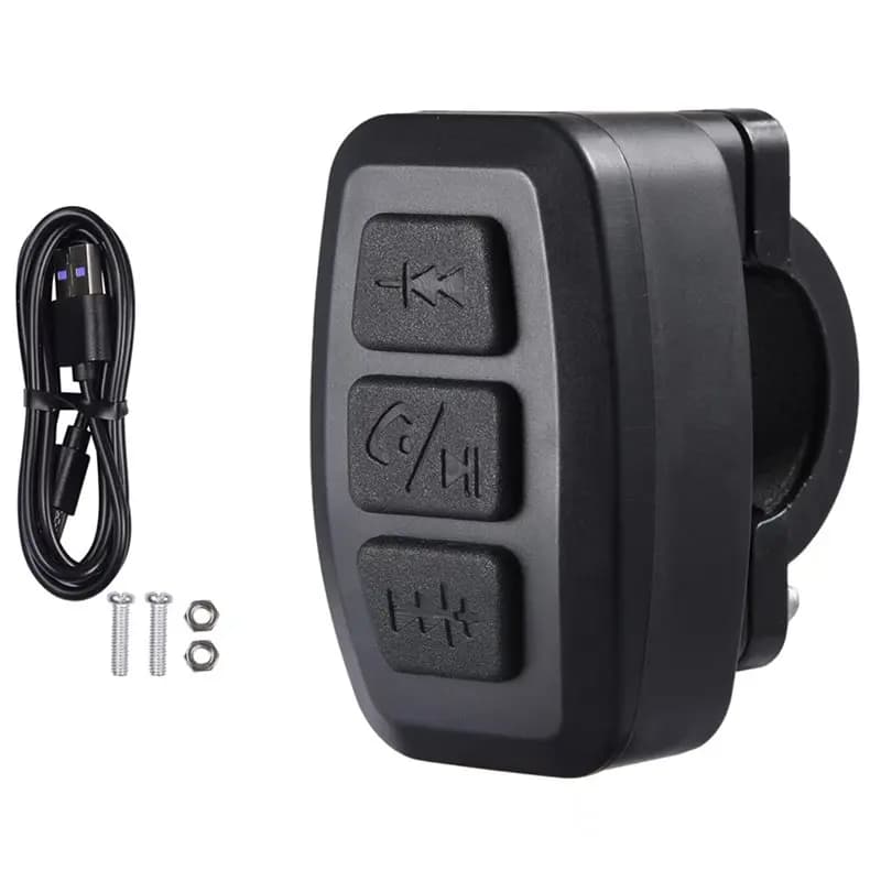 Universal For Phone Answer Call& Music Control Wireless BT Remote Motorcycle Handlebar Smart Button