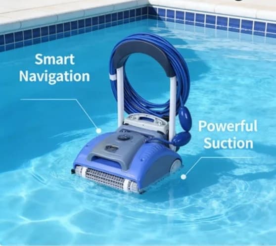 Robot Pulitore Automatico Professionale per Piscine con Funzione di Arrampicata a Parete, Aspirapolvere per Piscine a Prezzo di Fabbrica