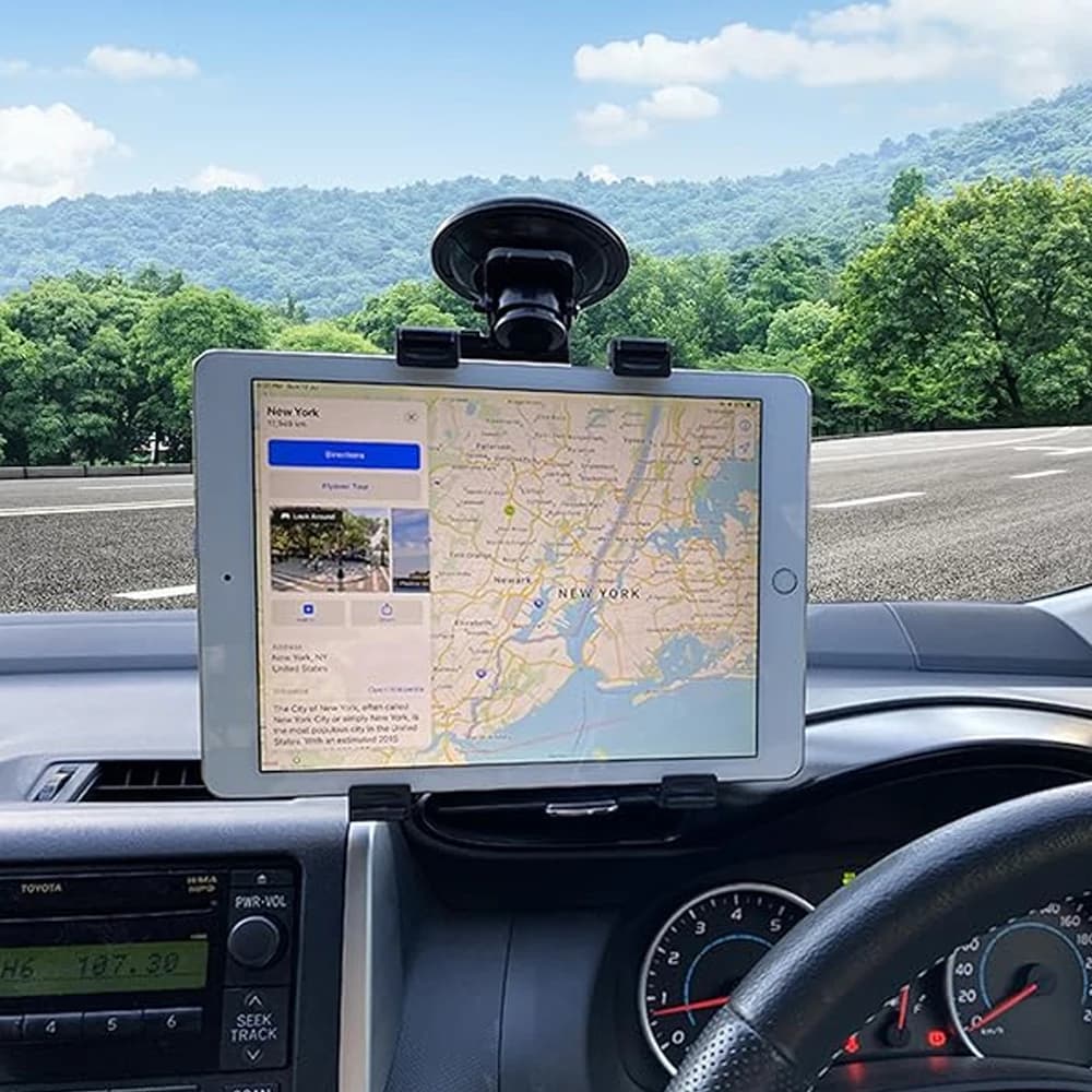 Supporto per tablet per auto Supporto a ventosa per braccio lungo per IPad Pro Air Xiaomi Samsung 7-11 "SUV Truck Parabrezza Finestra Cruscotto