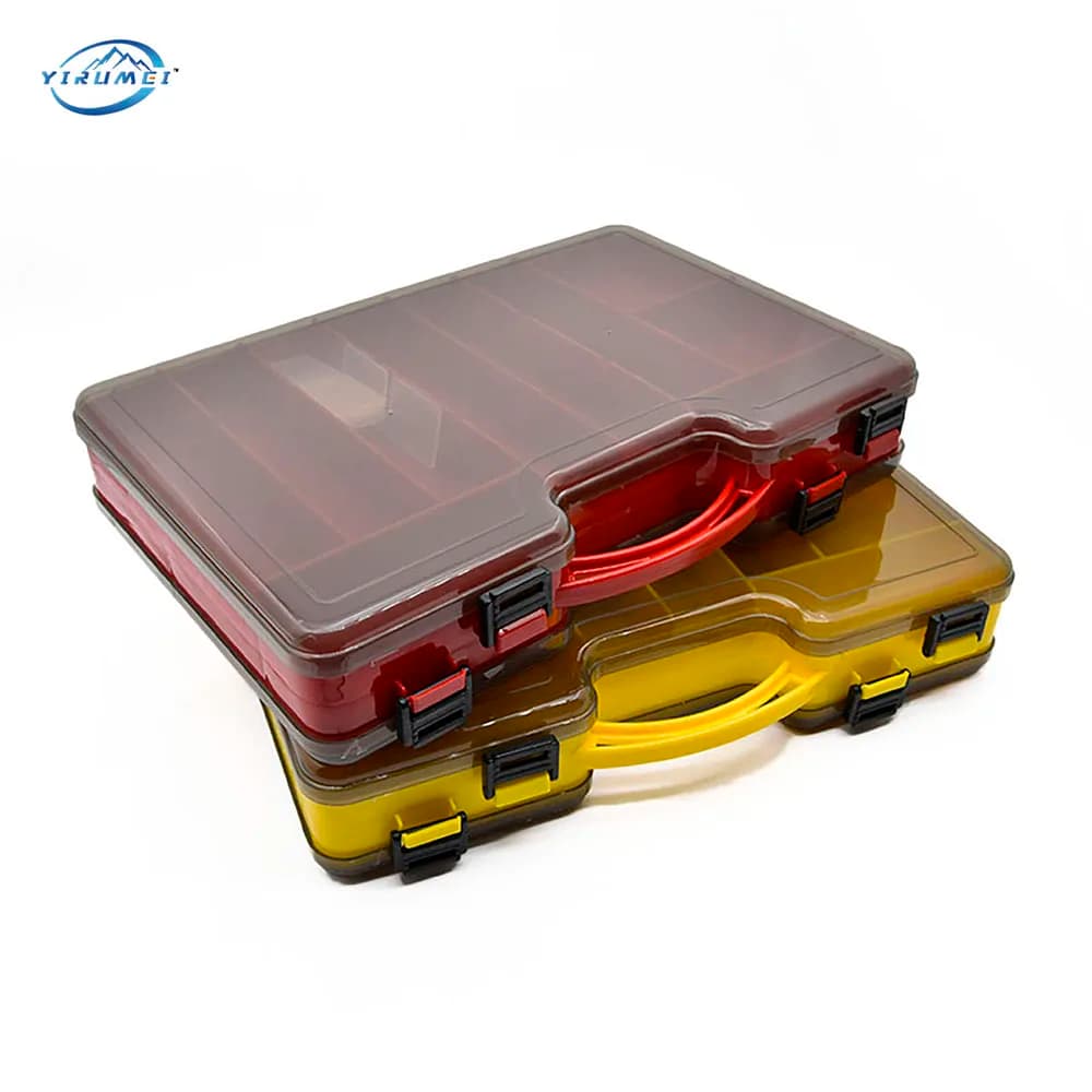 Double-sided fishing gear box Fishing accessories Tool boxes Fishing equipment boxes Faux bait boxes for carp fishing items