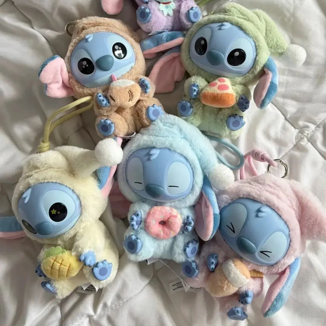 Nuovo ago mangia qualcosa prima del sonno Serie scatola cieca in vinile borsa Ciondolo in peluche Bambole carine Scatola misteriosa giocattoli Regali per bambini