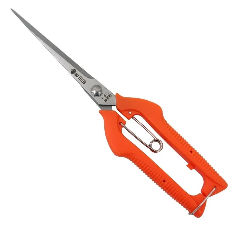 Professional garden pruning scissors for elongated trees scissors for Bonsai hand pruning shears Standard orange