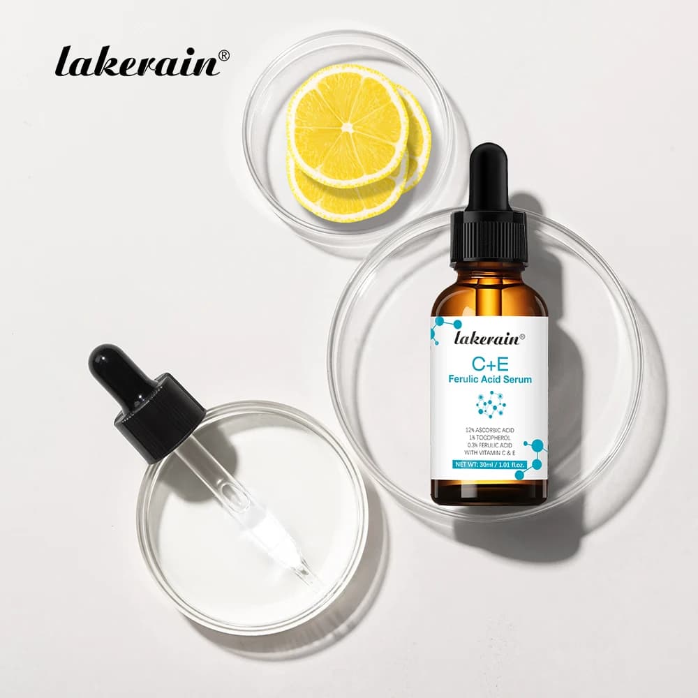 Vitamin C Face Serum Lightweight Brightening Moisturizing Fast Absorb Facial Essence Deep Hydration Smooth Fine Lines Skin Care