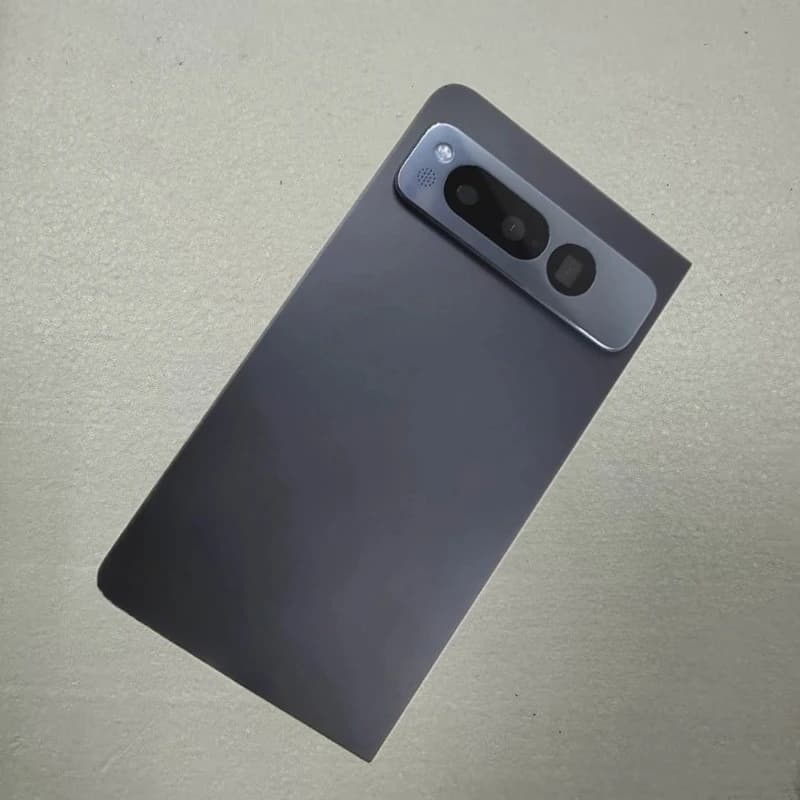 Battery Back Housing Cover for Google Pixel Fold Glass Rear Door with Camera Lens