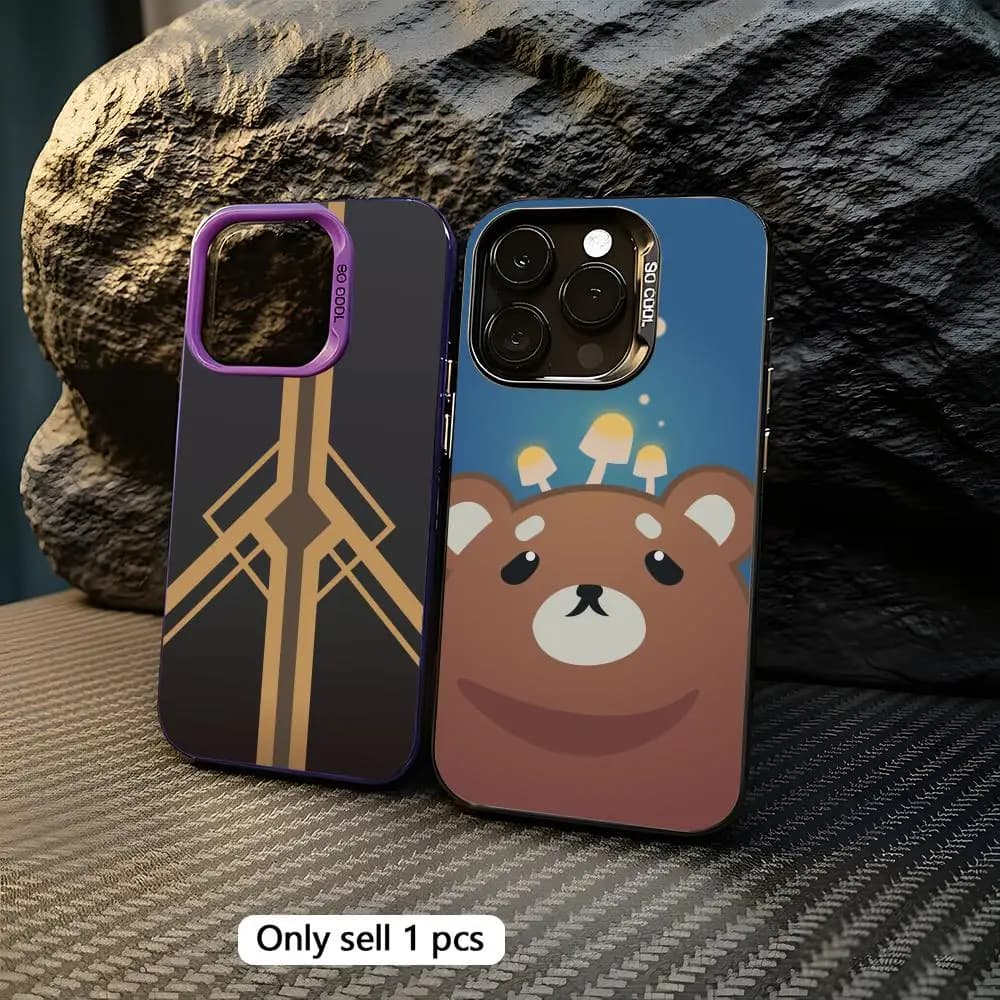 C-Cosmic Journey Phone Case Metallic TPU Phone Case for iPhone 17 16 15 14 13 12 11 Pro Max, Slim Shockproof Cover