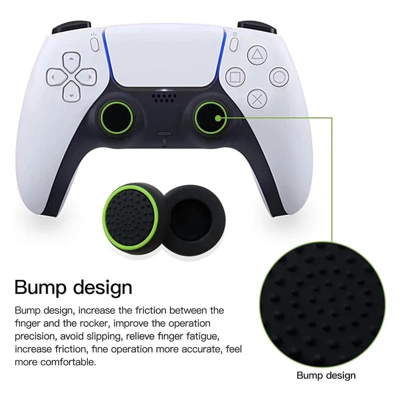 Copri Joystick in Silicone Luminoso per Controller PS5 PS4 PS3 Xbox 360 One Series X S, Accessorio per Impugnatura del Joystick