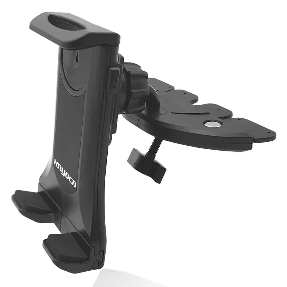 Supporto Universale per Auto con Fissaggio al Porta CD per Tablet da 4.5-12.9 Pollici, Lettore CD, Supporto per Cellulare da 3.5-7 Pollici, Supporto da Cruscotto