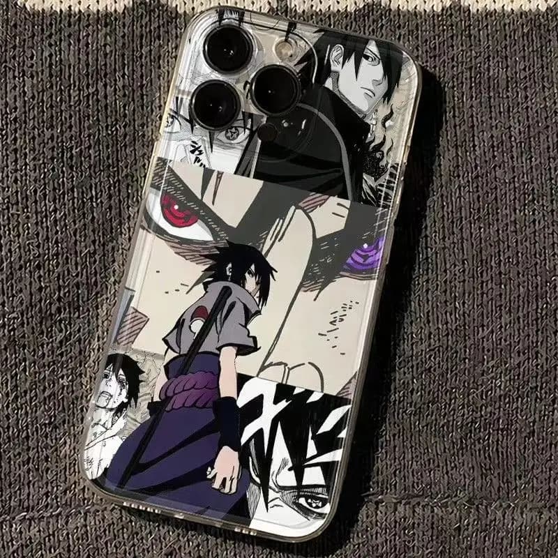 NARUTOS Kakashi Sasuke Phone Case For iPhone 17 16e 16 15 14 13 12 11 Mini Air Pro Max X XR XSMax 7 8 Plus Clear Soft Back Cover