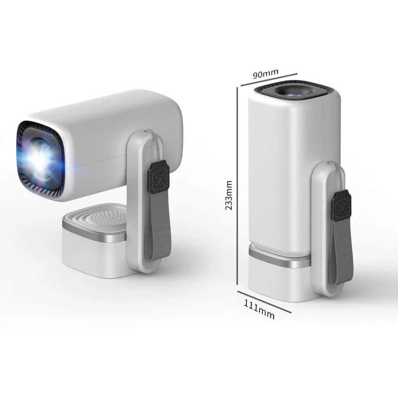 Proiettore Home 4K proiezione da parete per camera da letto ad alta definizione Proiezione dello schermo del telefono cellulare Proiettore portatile da campeggio esterno