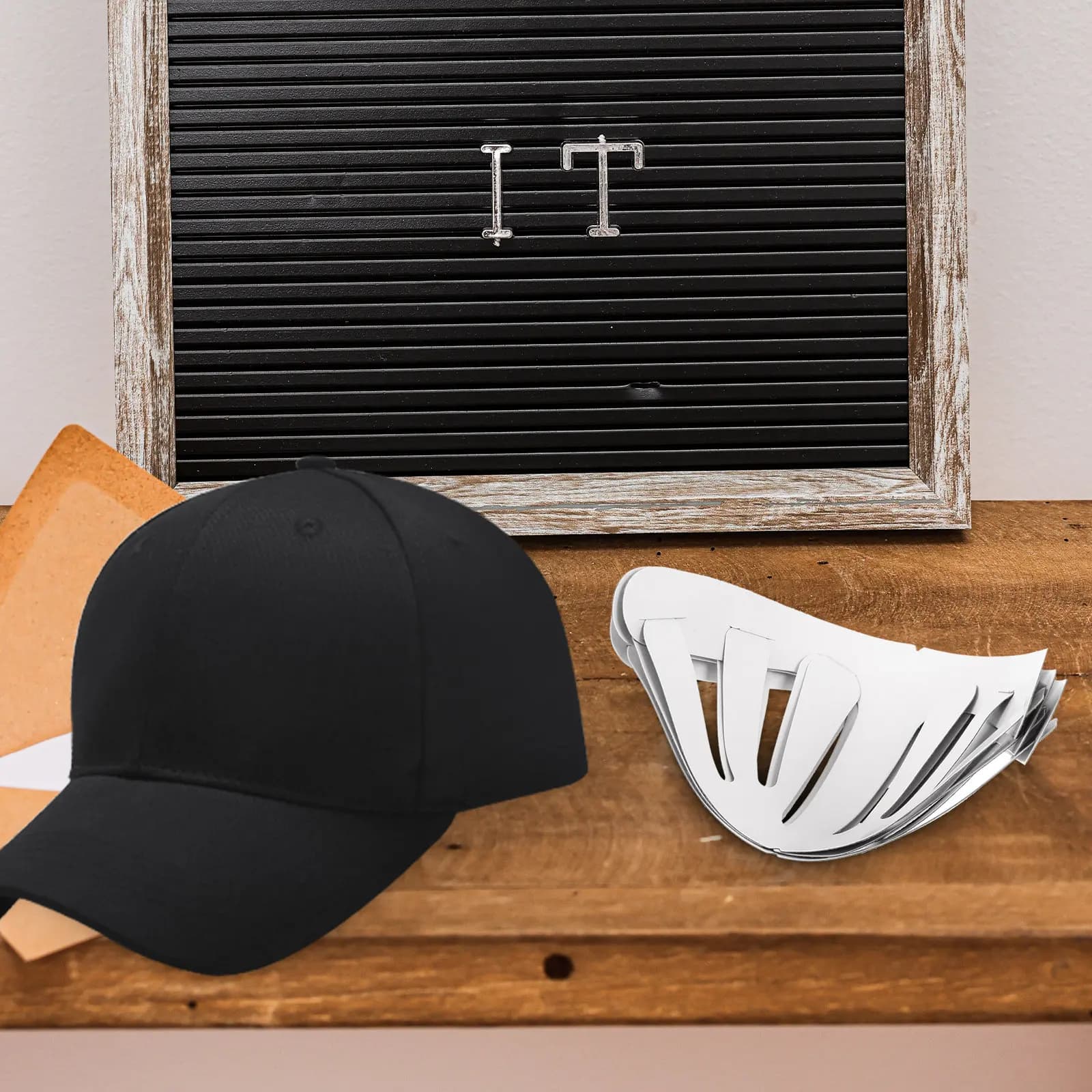 25Pcs Hat Inner Holder Baseball Cap Insert Peaked Hat Support Stand for Cap Structure Maintenance Photography Prop Display