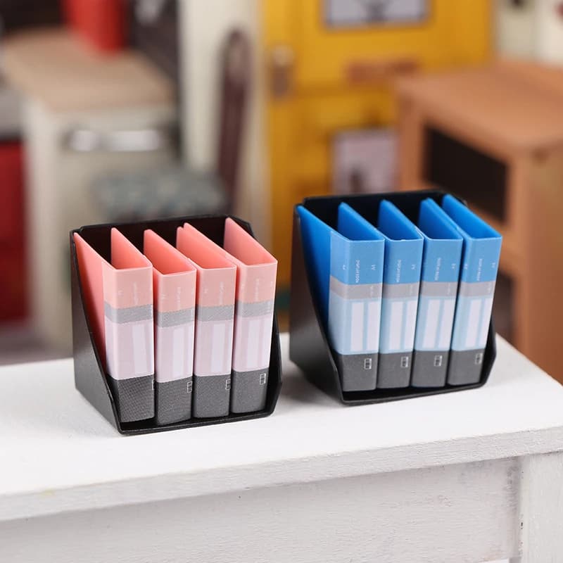 Set di Mini Lavagnette con Clip, Quaderni, Cartelle, Articoli di Cancelleria, Giocattoli, Modelli di Simulazione per Scrivania e Parti per Case delle Bambole