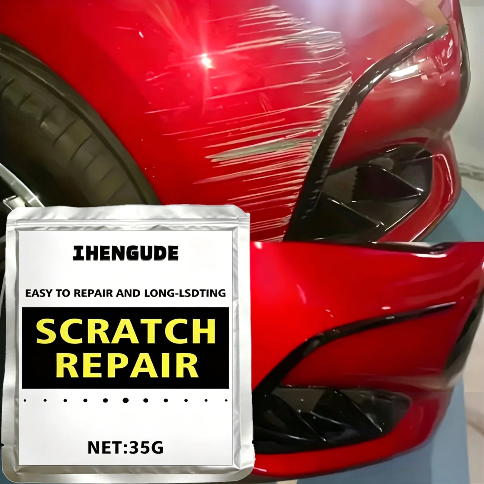 2-Piece Set of Nano Flash Cloth, Magic Car Paint Scratch Repair Cloth, Car Metal Surface Polishing Cloth, Scratch Repair Tool and Cleaning Accessories