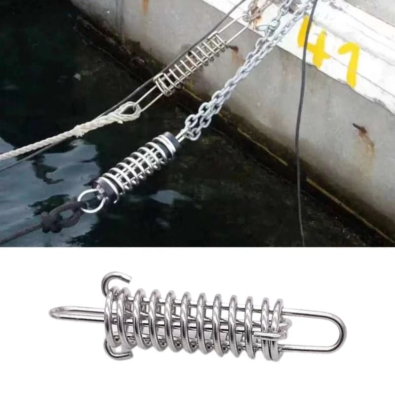 Dispositivo di ormeggio dell'ancora di resistenza alla corrosione della molla marina dell'ammortizzatore di tensione del cavo inossidabile della molla di ormeggio dell'attracco della barca