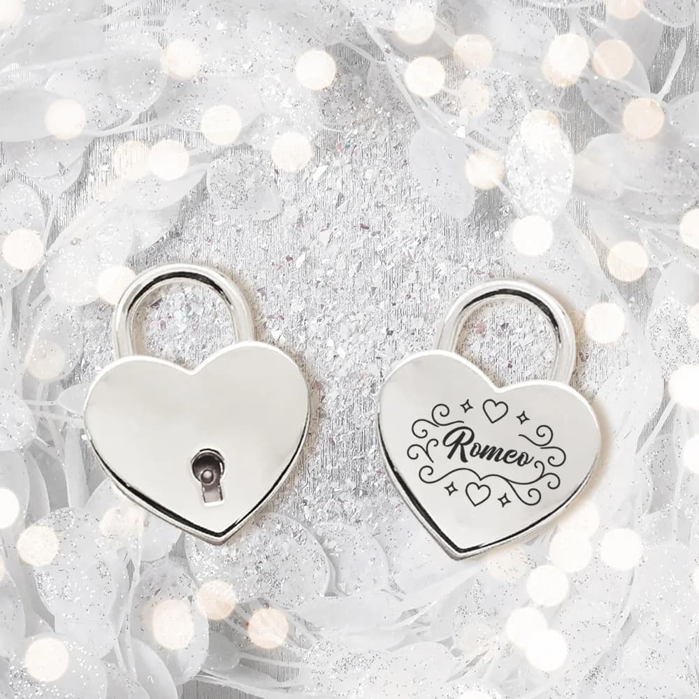 1 lucchetto creativo personalizzato con nome per matrimonio, lucchetto con nome personalizzabile per portagioie, piccola scatola in legno