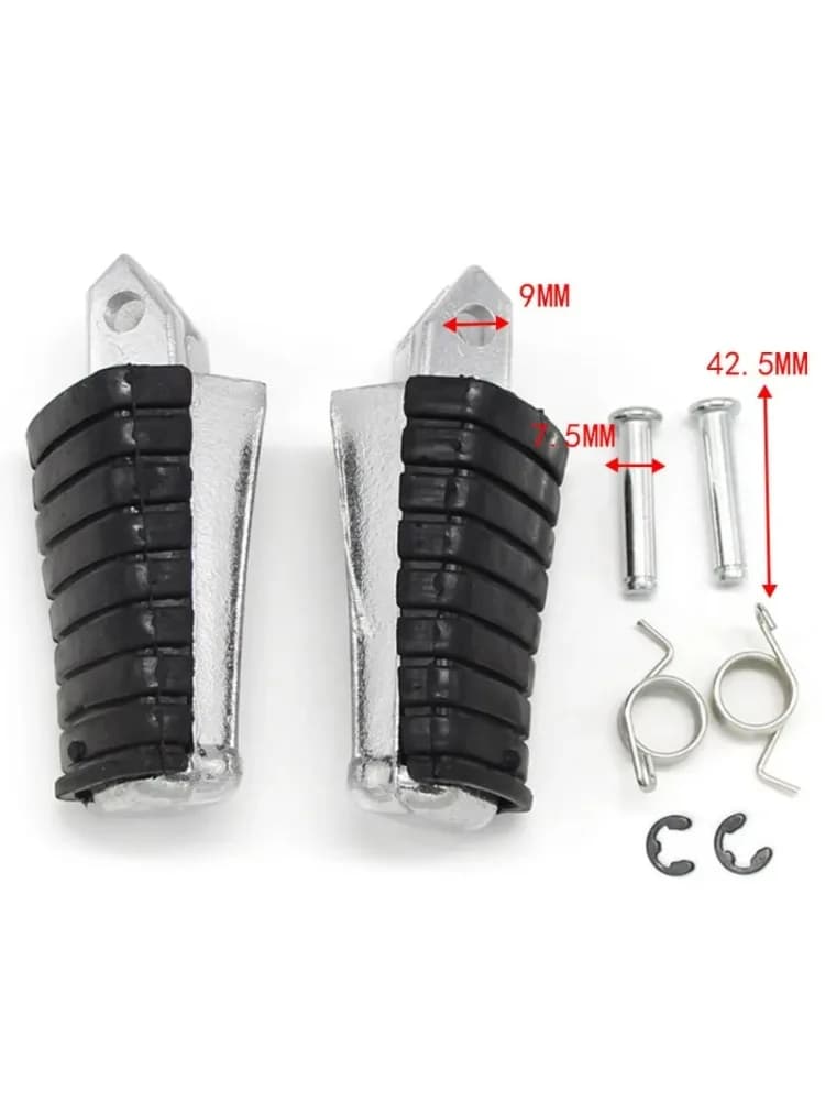 Pedale anteriore moto per YAMAHA V-MAX1200 Virago 250 XV250/125 V-star/Dragon Star XVS650 XVS400/250 XV1100 Poggiapiedi Pioli Parti