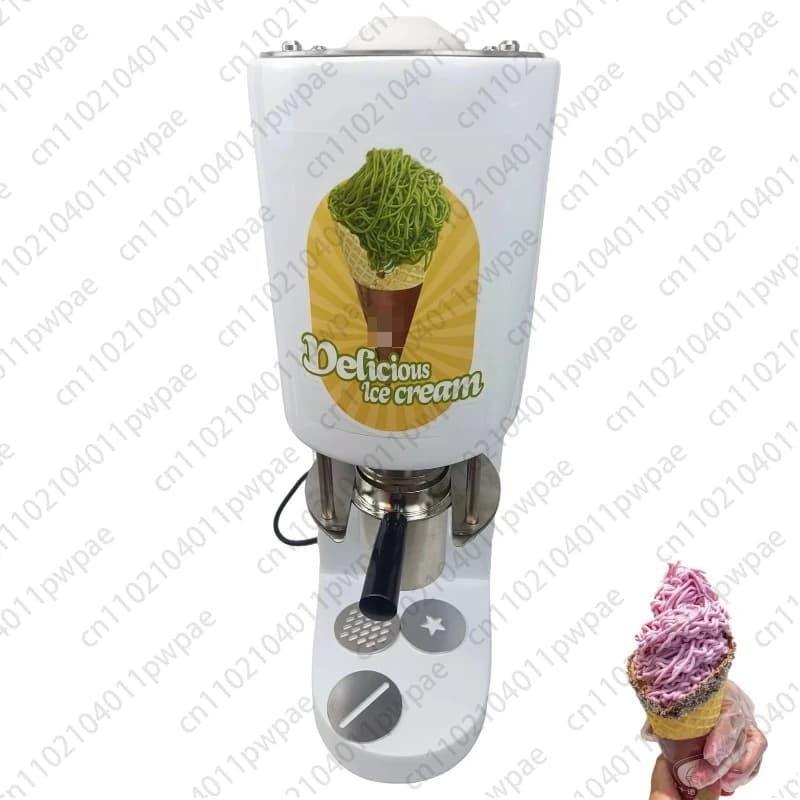 Macchina per gelato all'estrusore per pasta Macchina per modellare la pasta per gelato italiano per uso alimentare 420 ml