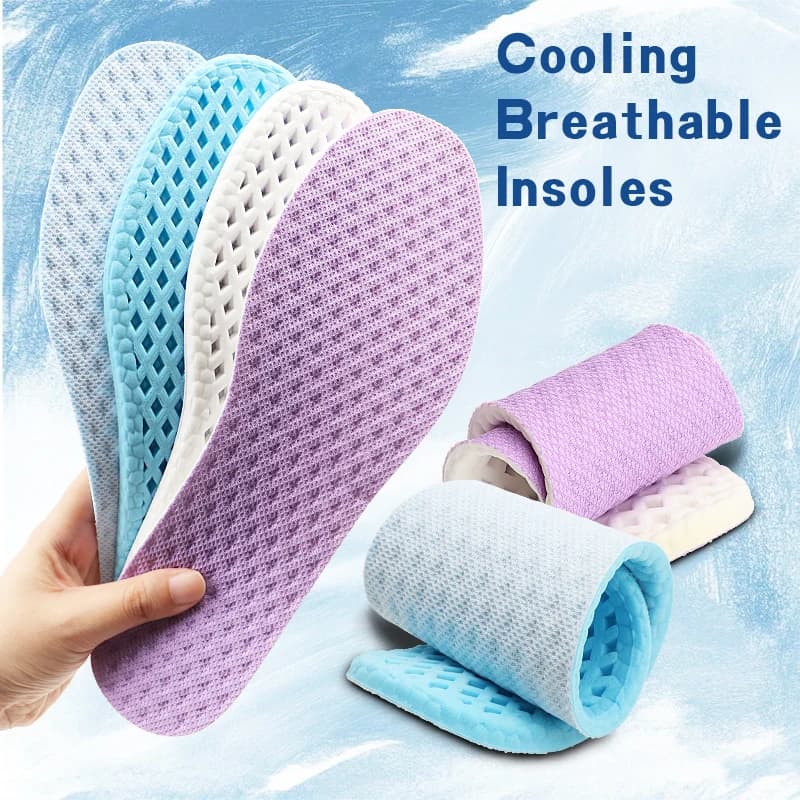 Solette per scarpe in memory foam per la corsa sportiva Assorbimento degli urti Traspirante antiscivolo Suola morbida Uomo Donna Scarpe basse