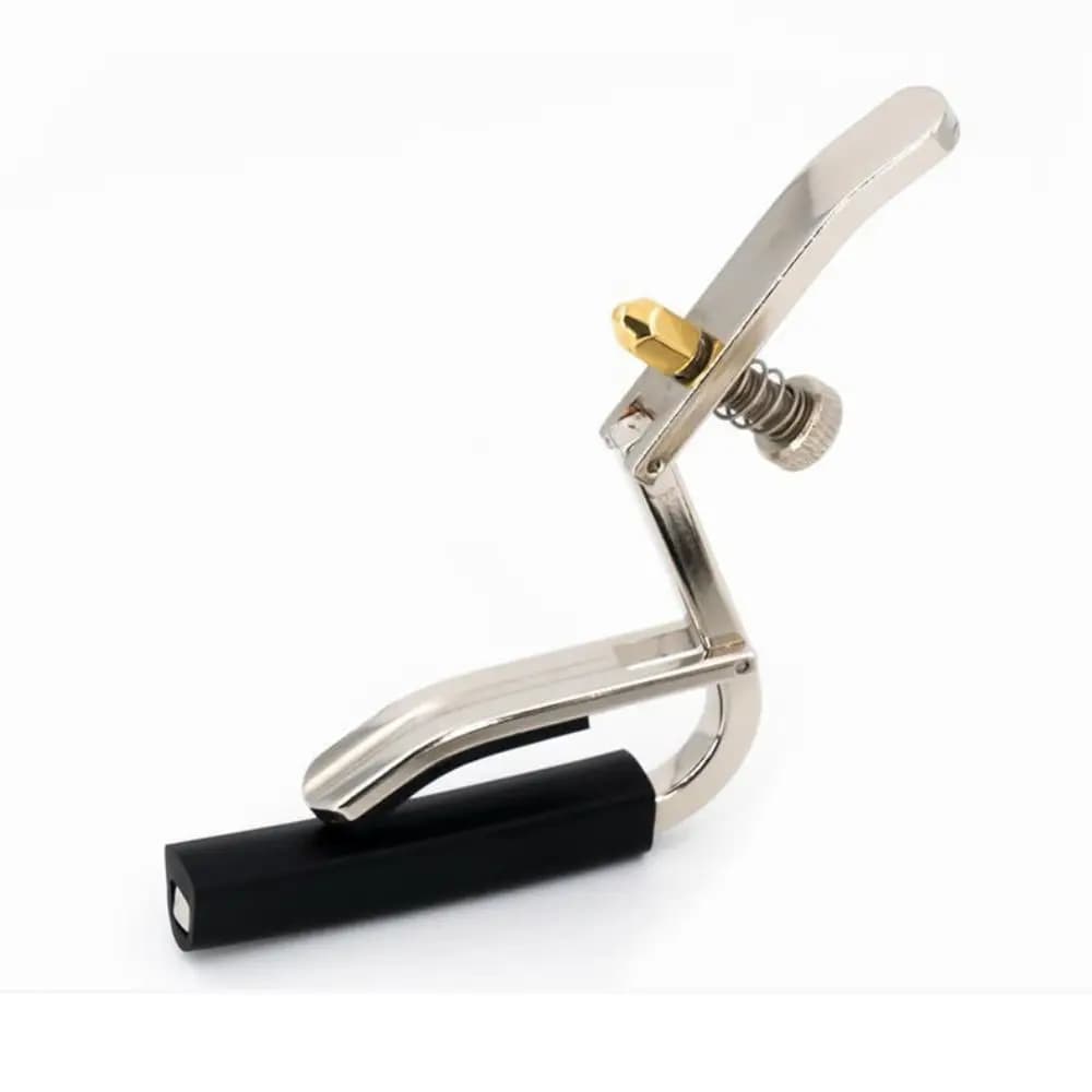 Pin Puller Design Guitar Capo with Pick Holder with Silicone Pad Guitar Tuning Clip Classic Tone Adjust
