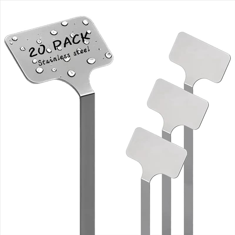 Resuable for vegetables Grasses Flower seeds Labels for green plants 20 pieces Waterproof plant pens, Height 12,75 inches