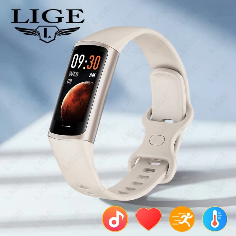 2026 Sport Smart Bracelet Fitness Tracker Health Body Temperature Monitoring For Women Lightweight Waterproof Men's Smart Watch