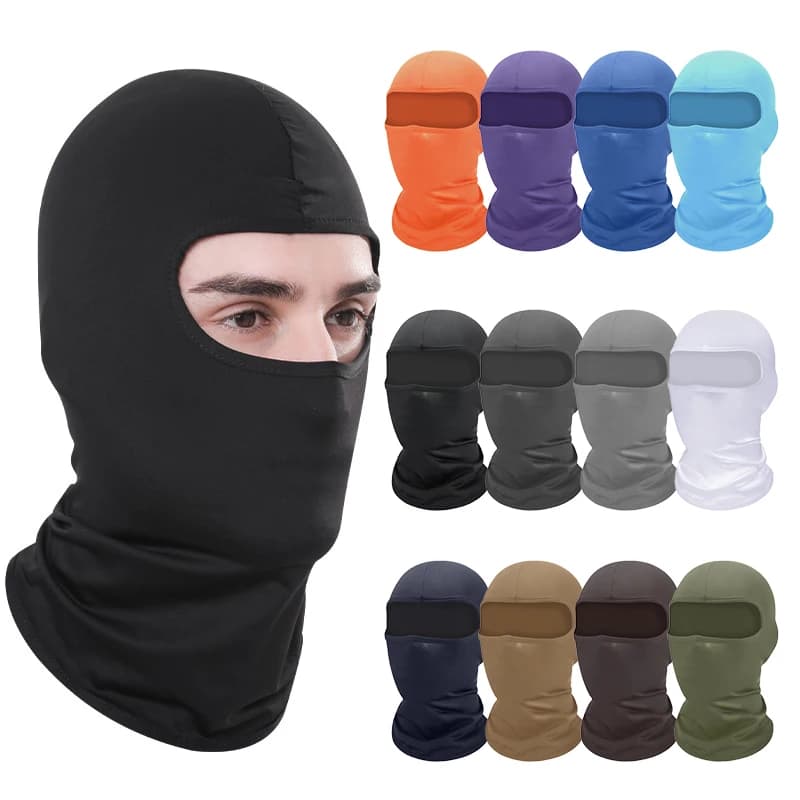 Men's Bicycle Waist Mask Full Ski Cover Breathable Hiking Campsite Tattico Airsoft Hat Neck Cover