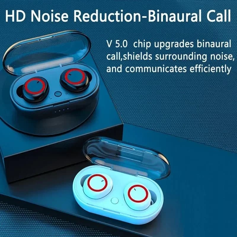 Y50 TWS Bluetooth earphones IPX7 wireless earphones for deep waterproof bass real wireless stereo headphones Sports accessories