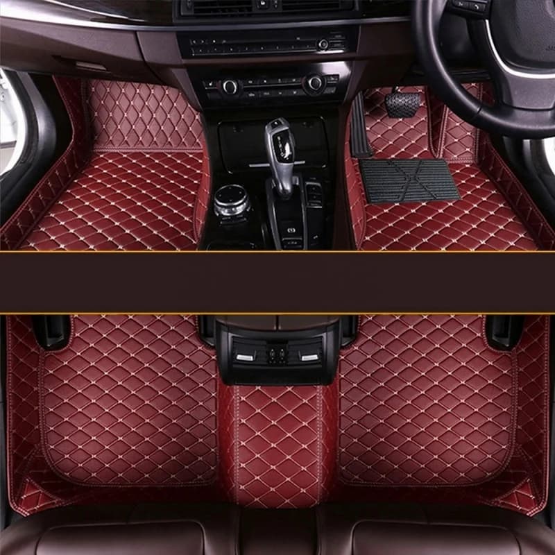 Custom For MINI Clubman R55 F54 5-Seat Estate 2007-2025 All Weather Car Floor Mats Waterproof Anti Slip PU Accessories LHD/RHD
