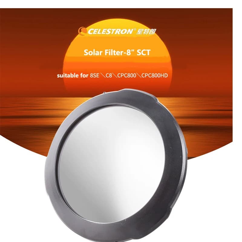 Celestron NexStar Filtro solare originale Pellicola solare 8SE C8 Baader Pellicola Accessori per telescopio astronomico per l'osservazione solare