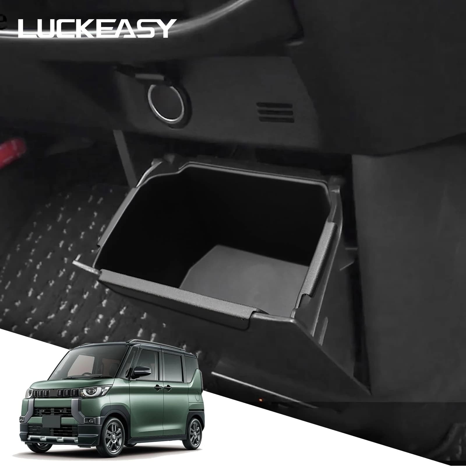 Per Mitsubishi Delica Mini 2023-2024 Scatola di immagazzinaggio per auto Accessori interni Console centrale Organizzatore inferiore Scatola di riordino