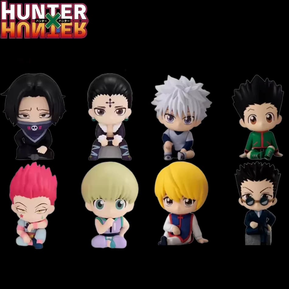 Figura ufficiale SET da 8 pezzi Versione Q HUNTER X HUNTER Action PVC Figure Amine Regalo di Natale Figurina da collezione