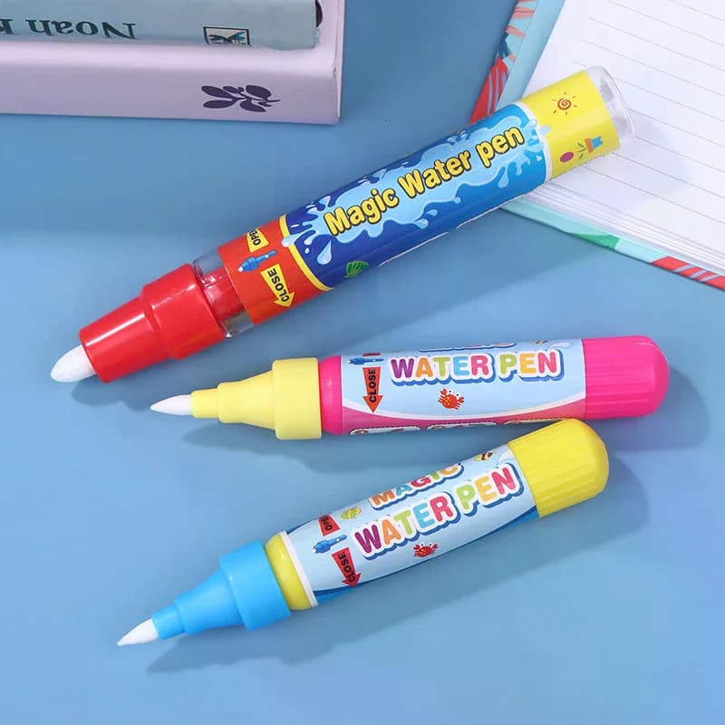 5PCS Kids Water Drawing Pen Toy Set with Doodle Mat Educational Painting Writing Tool for Children